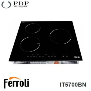 Bếp điện từ 3 vùng nấu Ferroli IT5700BN - bếp Ferroli