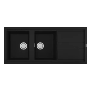 Chậu rửa chén Malloca NERO K-50040 bằng đá, chậu rửa chén Malloca giá rẻ