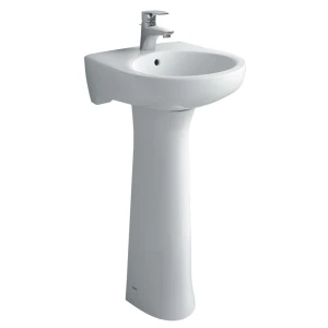 Lavabo INAX L-282V/L-284VD treo tường kèm chân 400x410mm