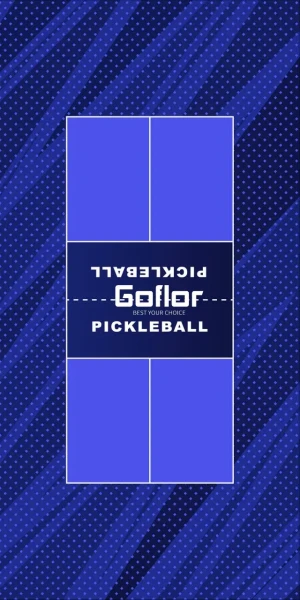 Thảm pickleball xanh đậm nhạt