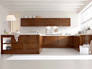 TỦ BẾP GỖ GÕ ĐỎ