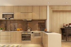 TỦ BẾP GỖ SỒI NGA SN03-SC