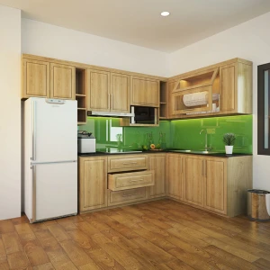 TU BẾP GỖ SỒI NGA SN05-SC