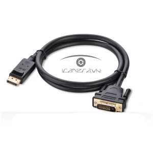 Cáp chuyển Displayport to DVI 24 1 2M chính hãng Ugreen 10221
