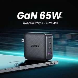 Củ sạc nhanh 65W 3 USB Type C, 1 USB Type A hỗ trợ GaN Ugreen 70773