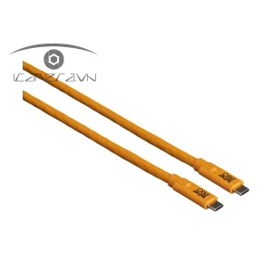 Dây Tether Tools - TetherPro USB C to USB C - Dài 4.6m - Màu Cam