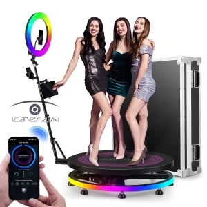 NEEWER R360 39.4 /100cm 360 Photo Booth with RGB LED Strip & Remote