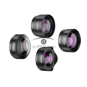 Ống kính Ulanzi cho điện thoại 4 trong 1 (75mm macro, 8mm fisheye, 16mm wide, 60mm tele)