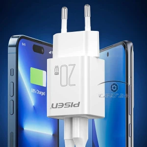 Sạc nhanh PISEN QUICK - Vivid USB-C 20W GaN EU 1C1A CL1200