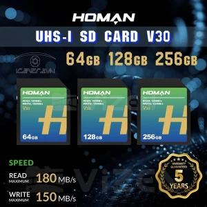 Thẻ nhớ HOMAN UHS-I SD Card ( V30 ) 64/128/256GB