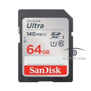 Thẻ nhớ SDXC Sandisk Ultra 64GB tốc độ 140MB/s UHS-I
