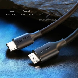 Ugreen 20103 Cáp chuyển USB Type C to Micro USB 3.0 dài 1m chính hãng