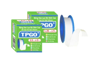 Băng Keo Lụa Độ Dính Cao TPGO ( 2.5cm x 5m)