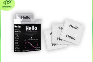 Bao Cao Su Hello - 4 in 1 ( Hộp 3 Cái )