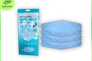 KHẨU TRANG HELLO KF94 - DẠNG TÚI (Màu Xanh Dương - 10 Cái/Túi)