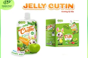 Thạch Túi Jelly Cutin Rau Củ Quả - Vị Táo