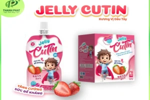 Thạch Túi Jelly Cutin - Vị Dâu