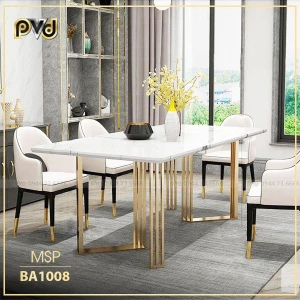Bàn Ăn Gia Đình Sang Trọng Tinh Tế PVD BA1008