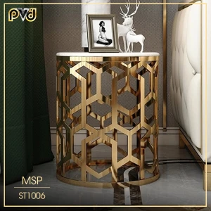 Đôn sofa chân CNC mạ PVD - ST006