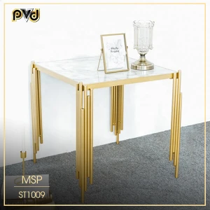 Side Table Hình Vuông Chân Ống Trúc Cao Cấp ST1009