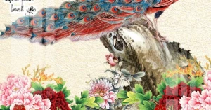 Lịch Gỗ Treo Tường Tráng Gương Laminate 2025 Chim Công 03 (40 Cm x 60 Cm)