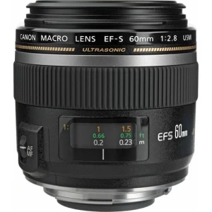 Canon EF-S 60mm F2.8 Macro USM , Mới 97%