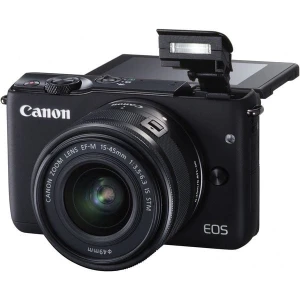 Canon EOS M10 EF-M 14-45mm STM (Màu Đen), Mới 99%