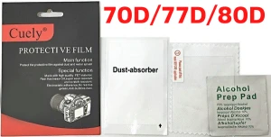 Dán Màn Hình Cường Lực Cho Canon 70D/77D/80D