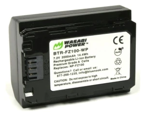 Pin Wasabi NP-FZ100 cho Sony A7 Mark III, Sony A7R Mark III, Sony A9 (Chính hãng)