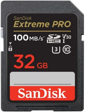 Thẻ nhớ SD 32Gb 100Mb SanDisk Extreme Pro SDHC V30 U3