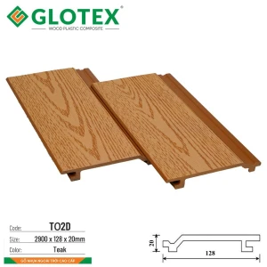 Tấm Ốp 1 Sóng Glotex TO2D Teak