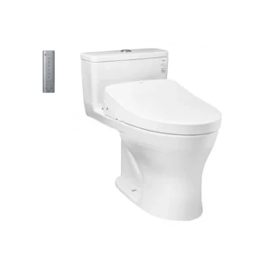 Bàn cầu 1 khối nắp điện tử TOTO MS855CDW12