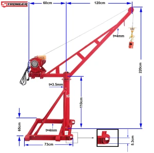 Cẩu xoay mini 360 độ Stronger