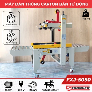 Máy dán băng keo thùng carton bán tự động FXJ-5050