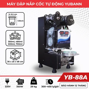 Máy dập nắp cốc tự động Yubann YB-88A