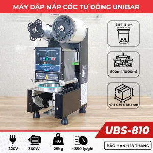 Máy ép miệng ly tự động Unibar UBS-810