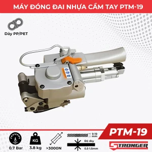 Máy hàn đóng đai thùng cầm tay PTM-19