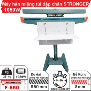 Máy hàn miệng túi dập chân F-850
