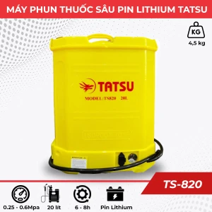 Máy phun thuốc trừ sâu pin lithium Tatsu TS820