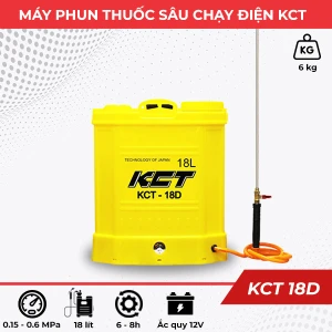 Máy phun thuốc trừ sâu chạy điện KCT 18 lít