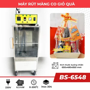 Máy rút màng co giỏ quà 650x480