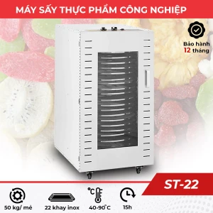 Máy sấy thực phẩm công nghiệp 22 khay tự động đảo sấy