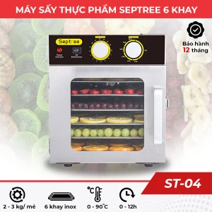 Máy sấy thực phẩm gia đình Septree 6 khay