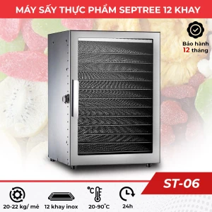 Máy sấy thực phẩm Septree 12 khay