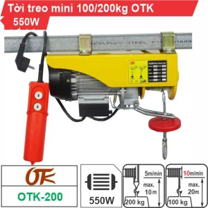 Máy tời điện mini 100-200kg OTK