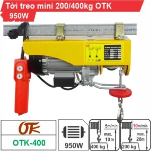 Máy tời điện mini 200-400kg OTK