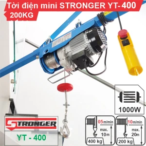 Máy tời điện mini 200-400kg Stronger YT-400B