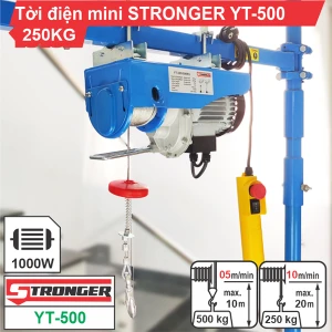 Máy tời điện mini 250-500kg Stronger YT-500B