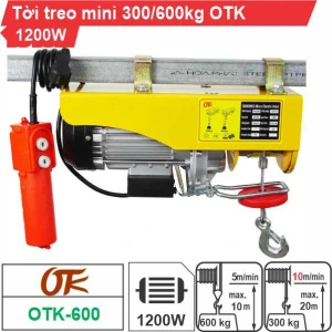 Máy tời điện mini 300-600kg OTK