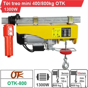Máy tời điện mini 400-800kg OTK